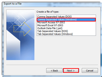 CSVexport